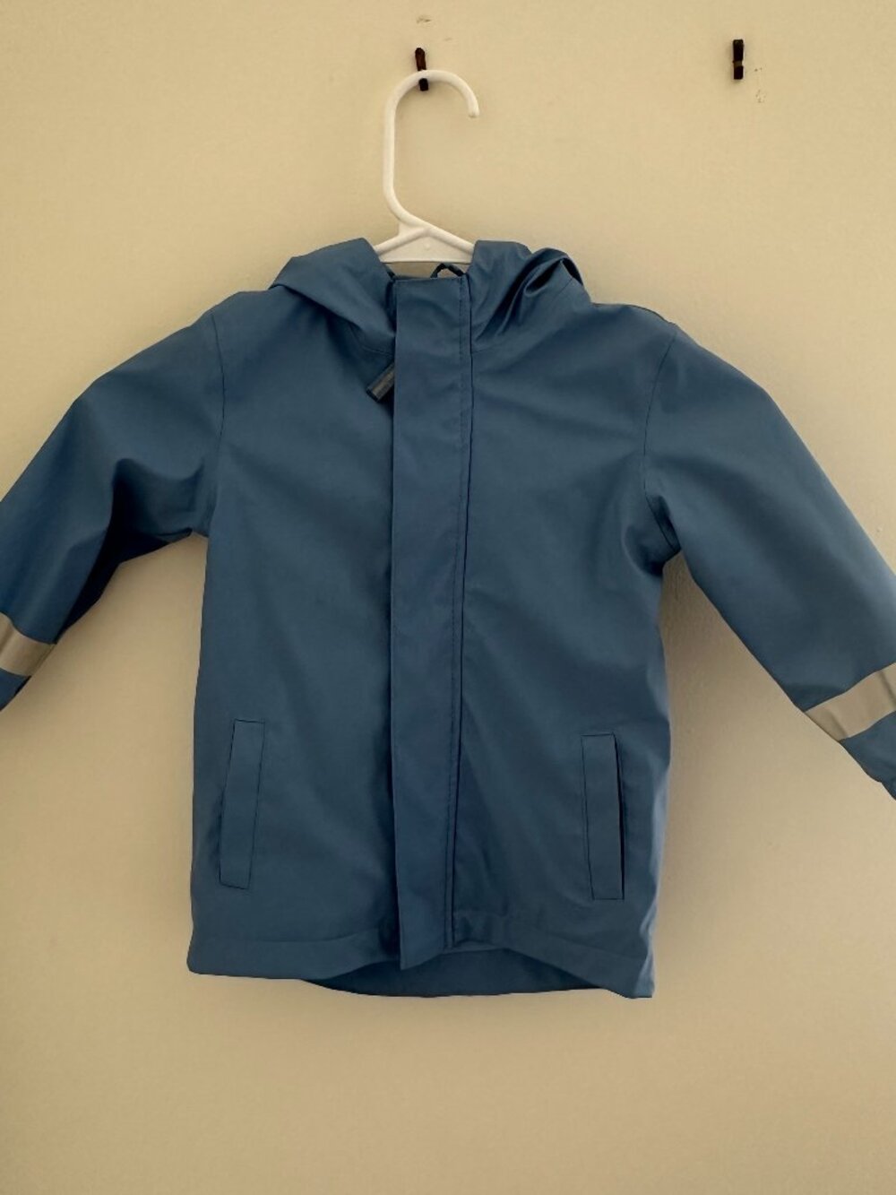 Cat and Jack Boy baby Blue Rain Jacket 2T New No Tag